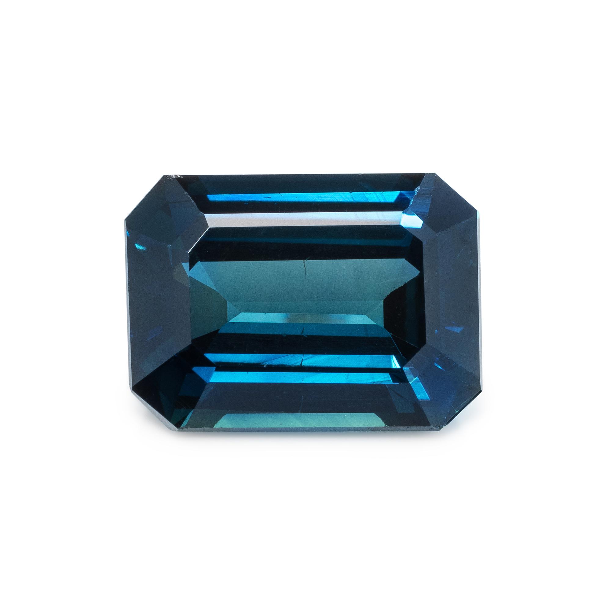 8.59 CARAT OCTAGONAL STEP CUT SAPPHIRE