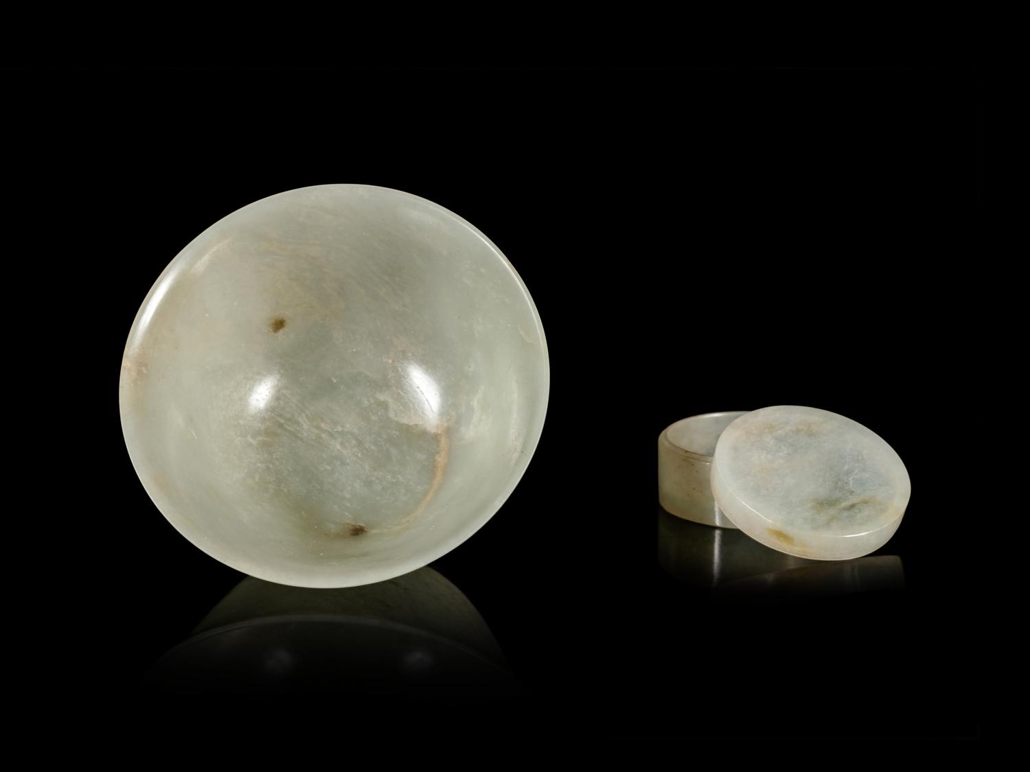 Two Celadon Jade Articles