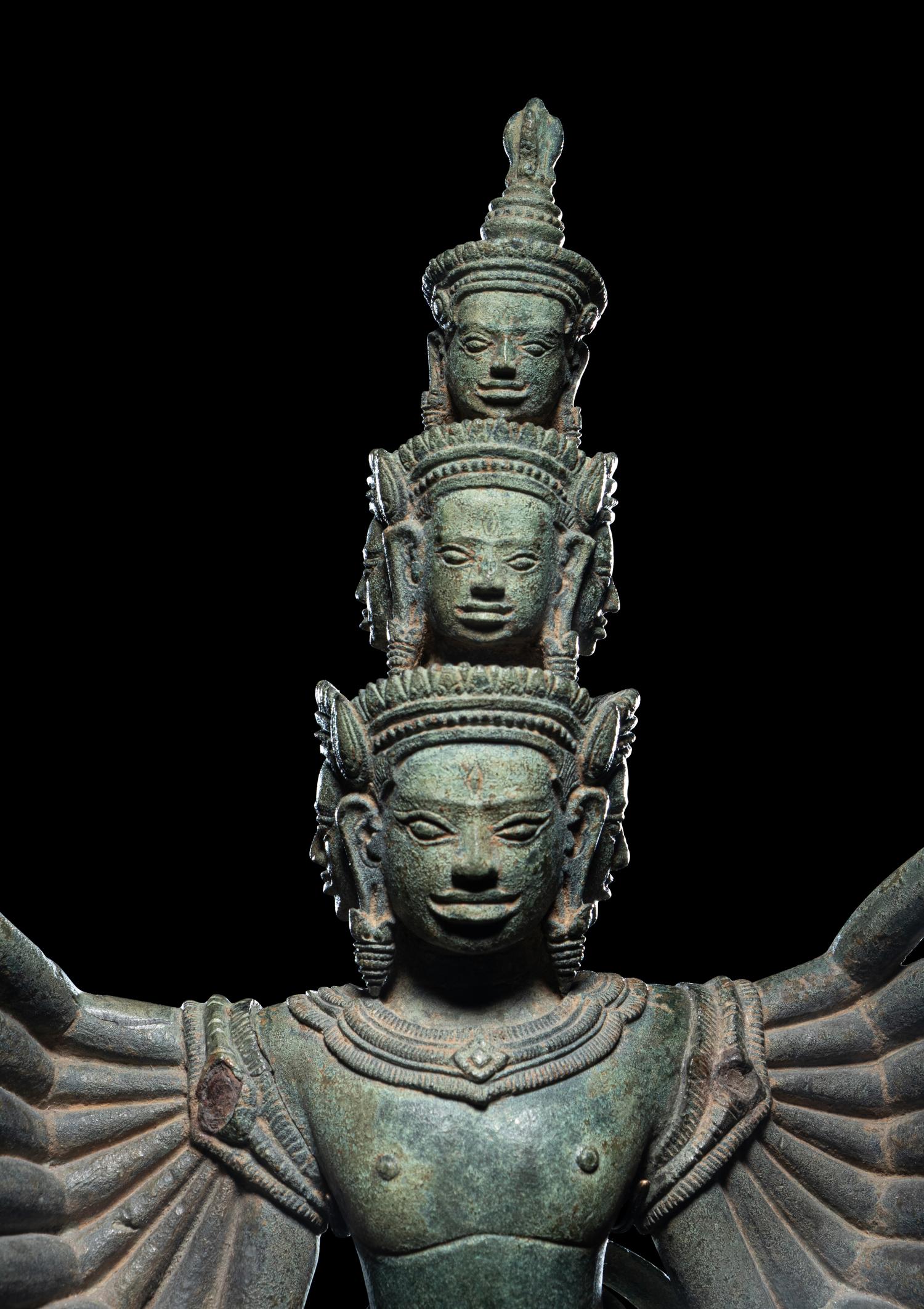 A Khmer Bronze Figure of Dancing Hevajra