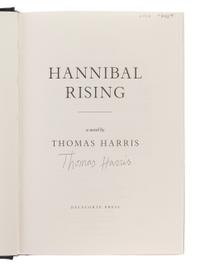 HARRIS, Thomas (b. 1940). A group of 4 novels by Harris from the Dr. Hannibal Lecter series, comprising: