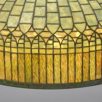 Curtain Border hanging shade, c. 1910