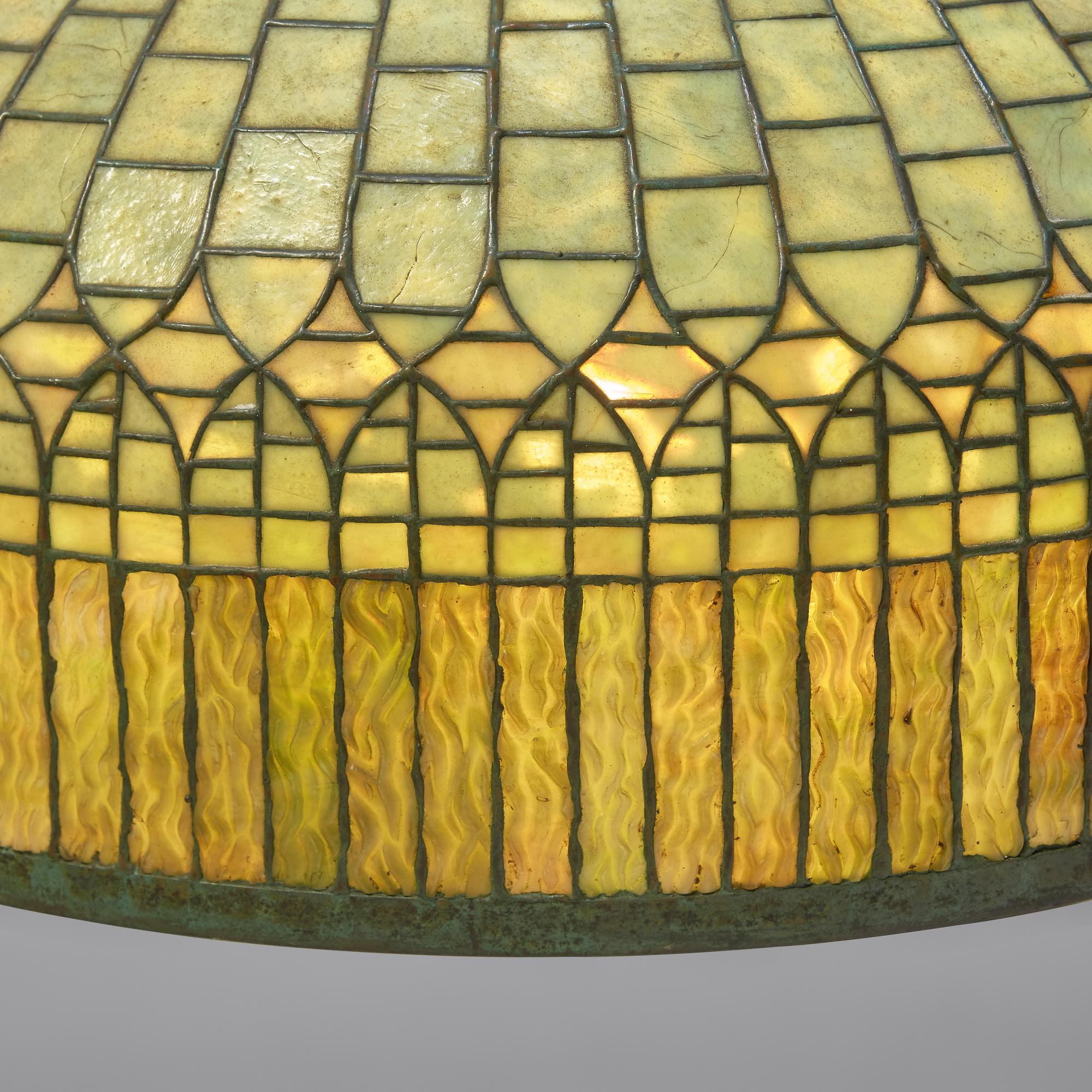 Curtain Border hanging shade, c. 1910