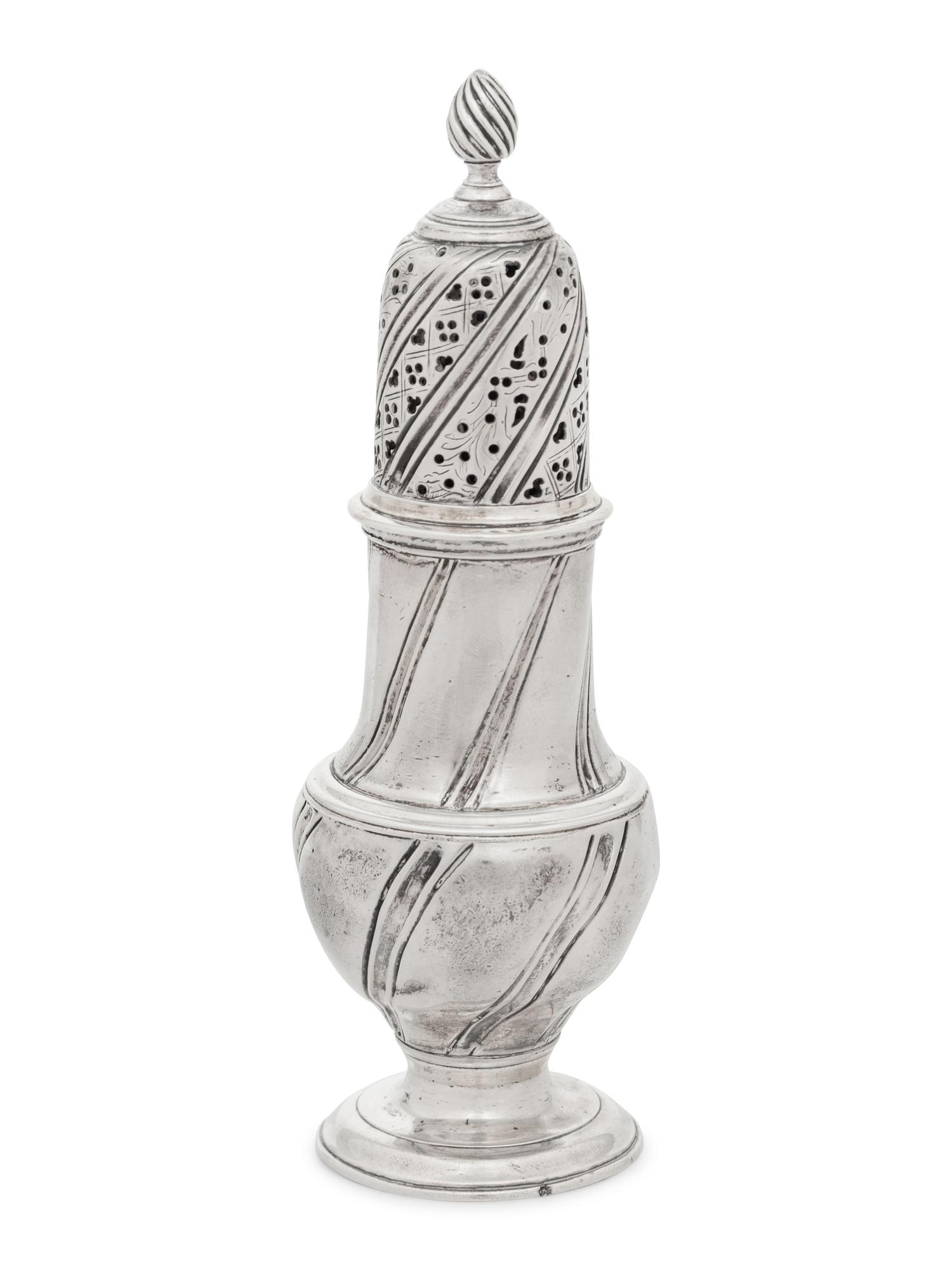 A George III Silver Caster