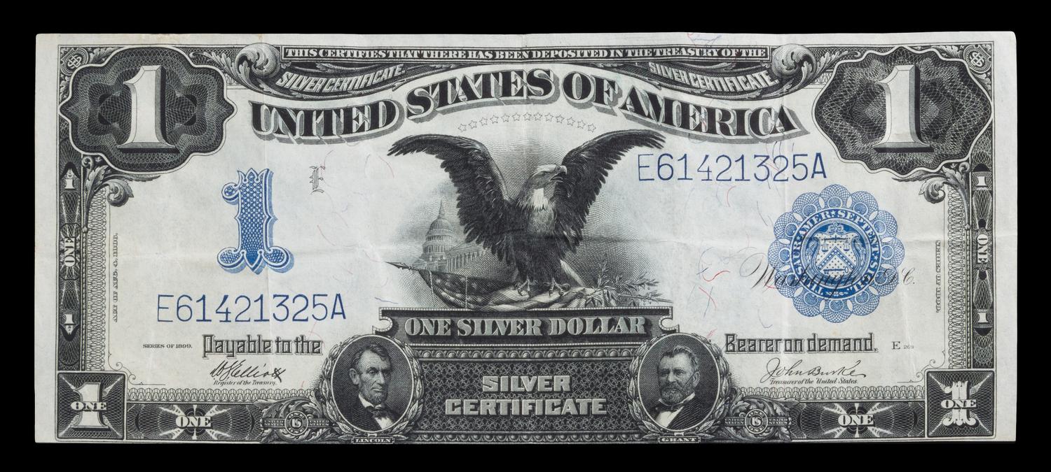 A United States 1899 $1 Silver Certificate