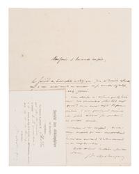[Fortsas Hoax] [Chalon, Renier Hubert Ghislain] Large Archive, Including Signed Letters and Original Publications