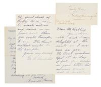 [AMERICAN INDUSTRIALISTS]. A group of 3 manuscripts by American industrialists.