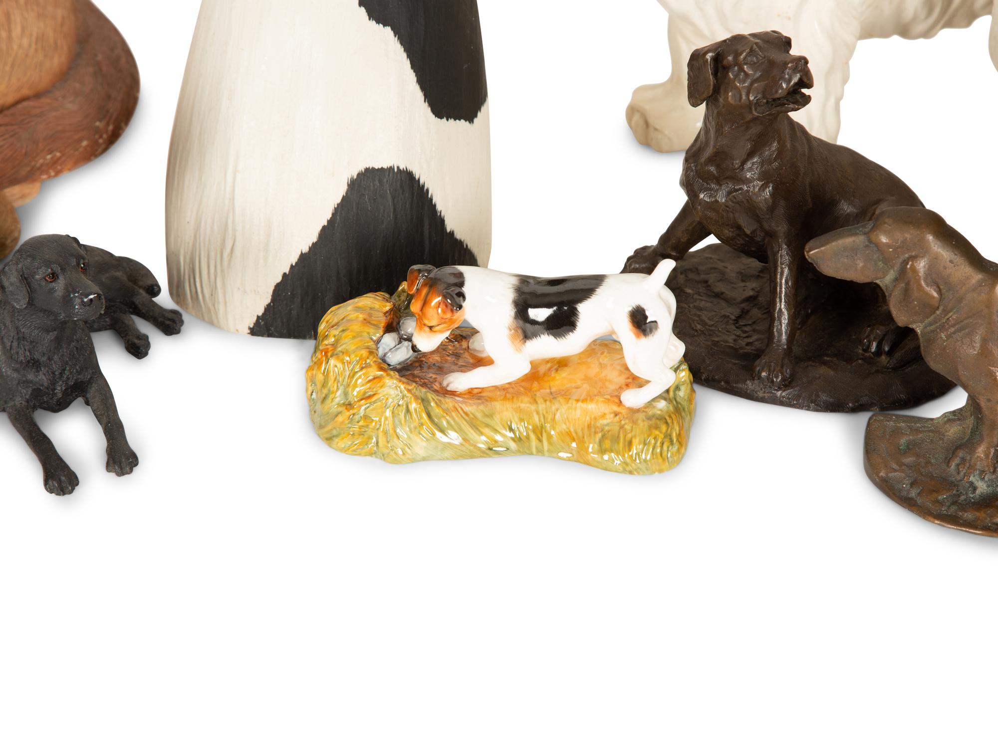 A Collection of Dog Figures
