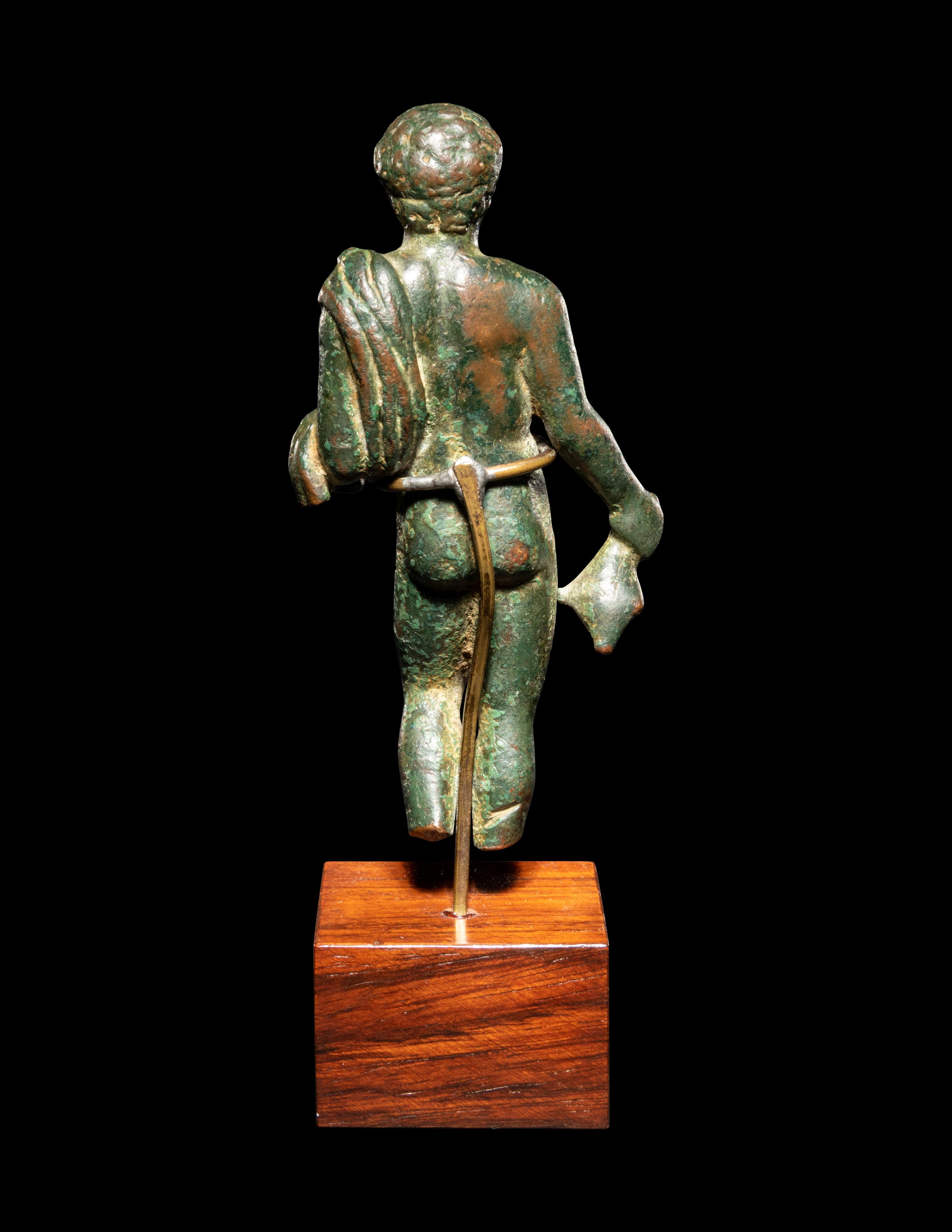 A Roman Bronze Mercury