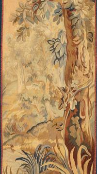 A Pair of Aubusson Wool Tapestry Panels
