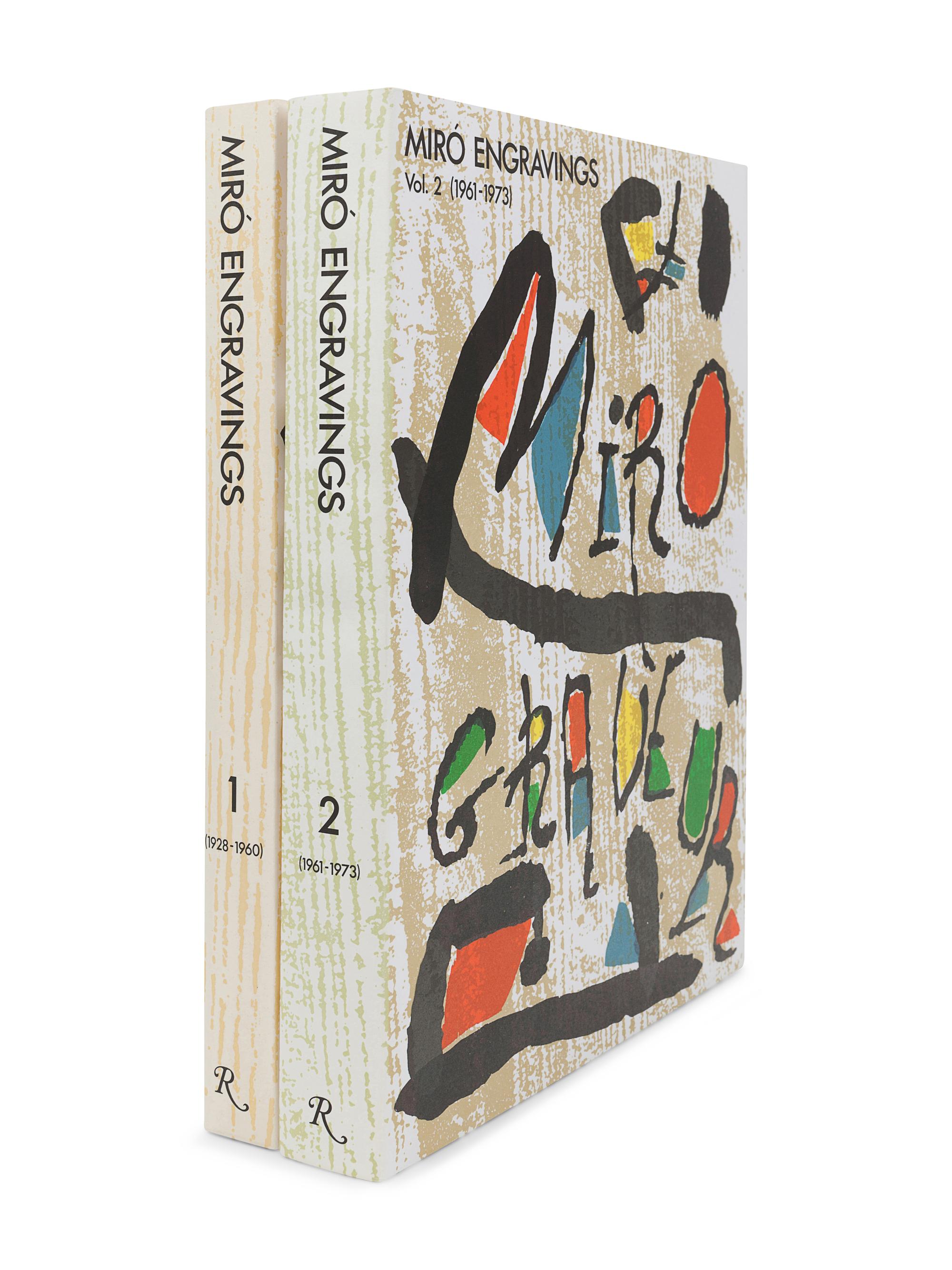 [MIRÓ, Joan (1893-1983)]. DUPIN, Jacques. Miró Engraver. Vol.I: 1928-1960; vol.II: 1961-1973. New York: Rizzoli International Publications, Inc.,1989.