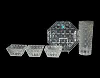 Five Tiffany and Co. Glass Bowls