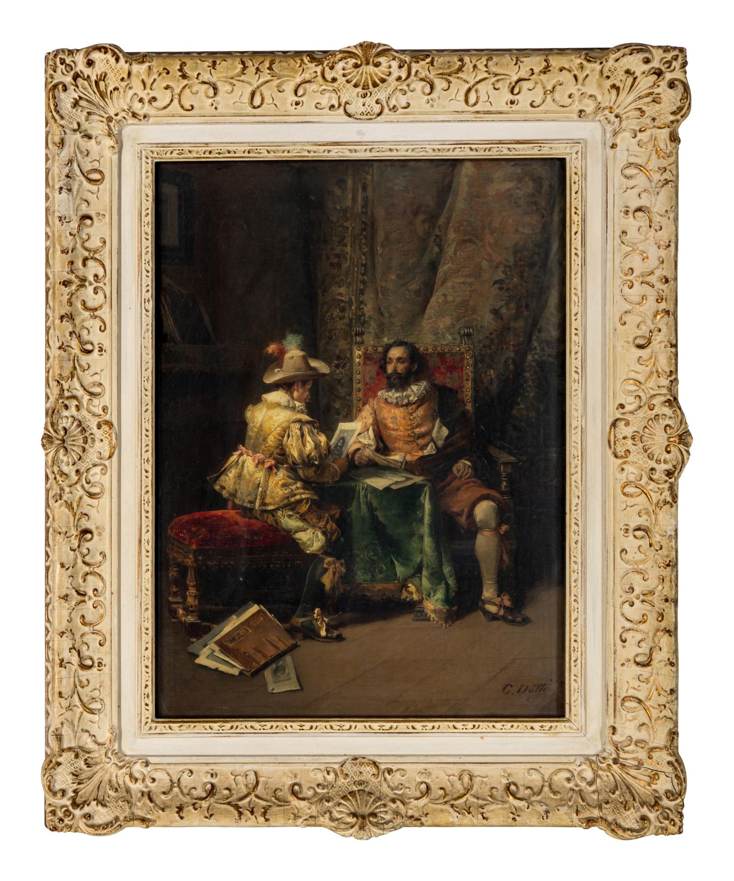Two Cavaliers Conversing