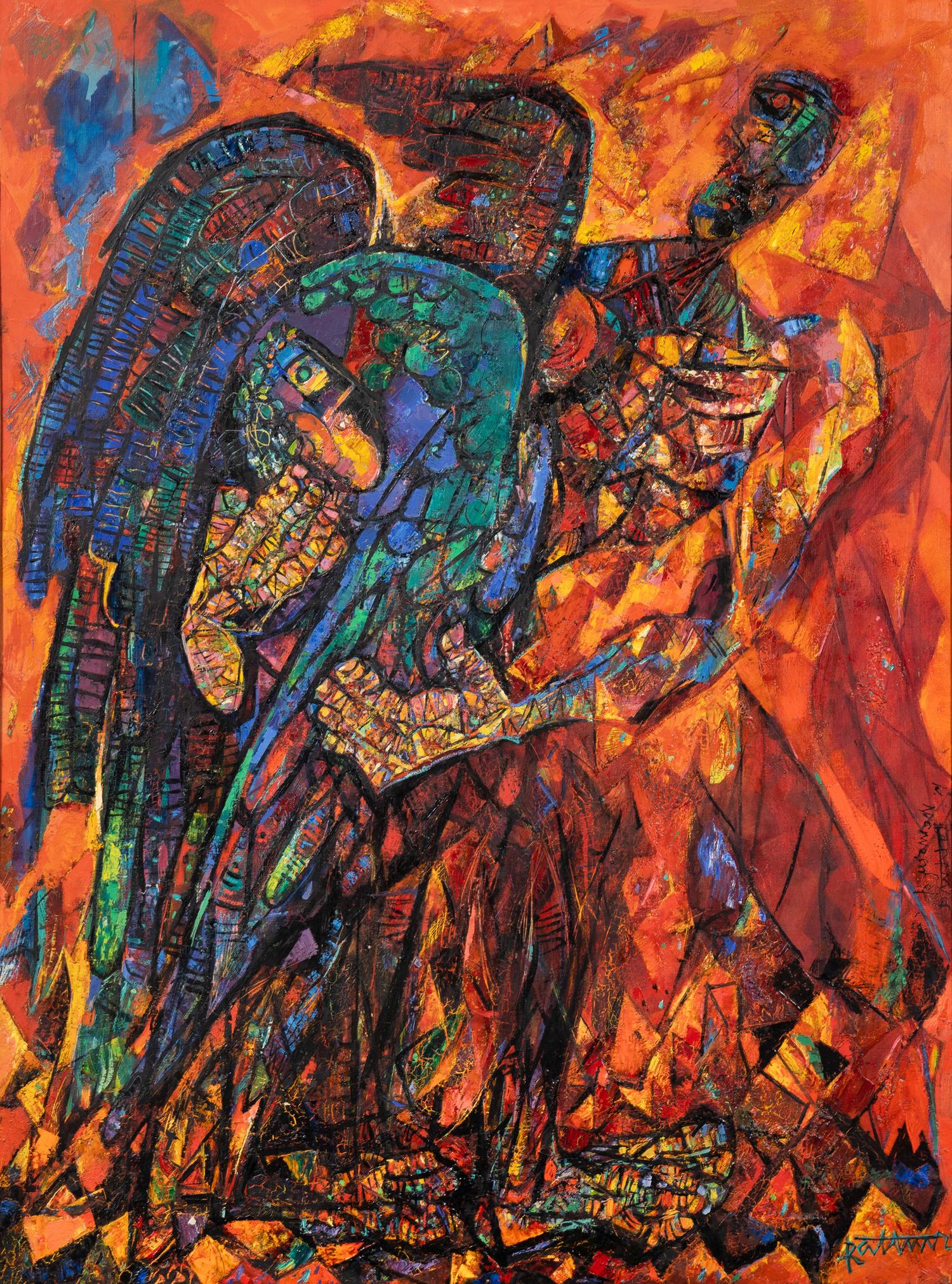 Figure with Wings and Mask, 1950