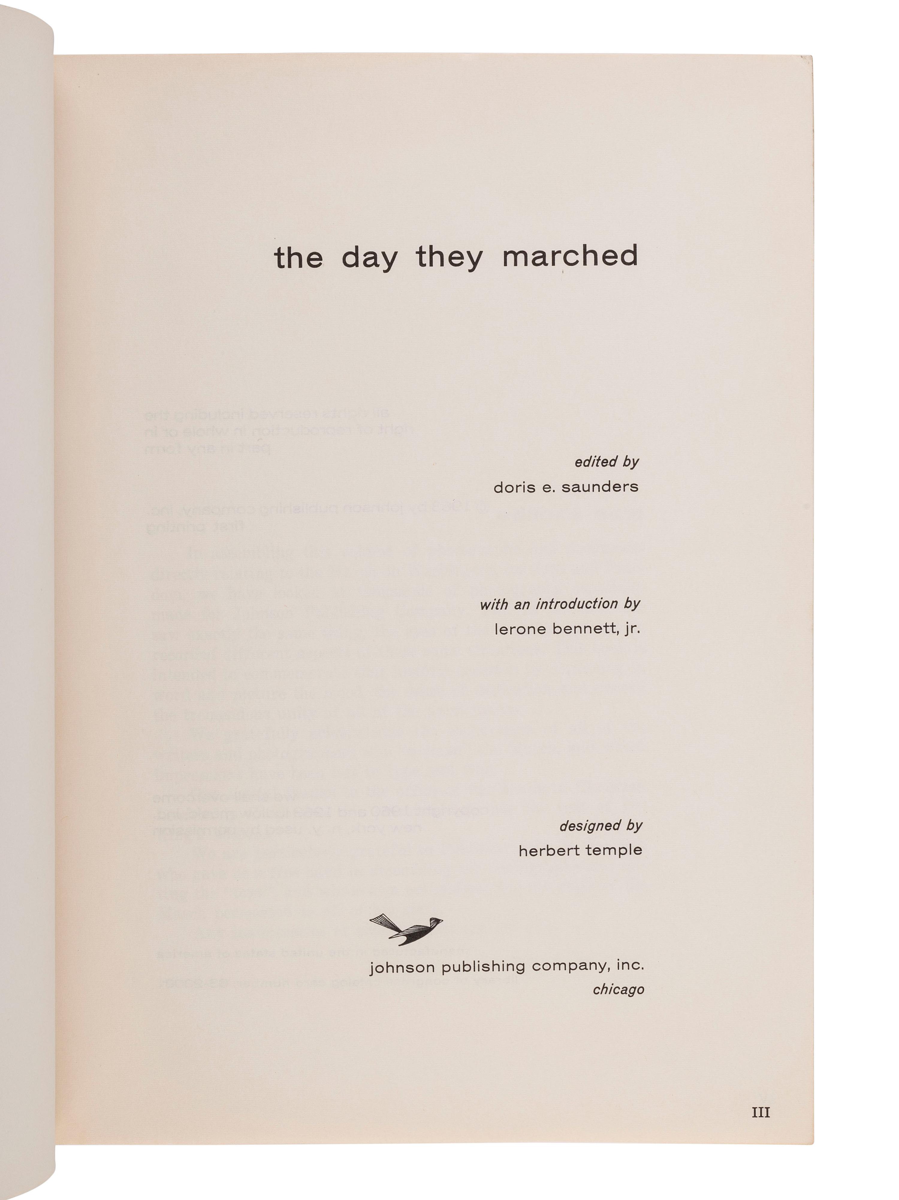[CIVIL RIGHTS]. Stride Toward Freedom, The Day They Marched , Jet, and other 20th-century ephemera.