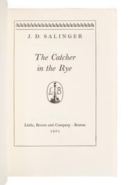 SALINGER, J.D. (1919-2010). The Catcher in the Rye. Boston: Little, Brown and Company, 1951.