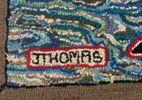 A Whaling Hooked Rug