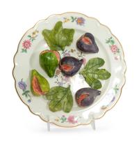 A French Tromp l'Oeil Porcelain Plate