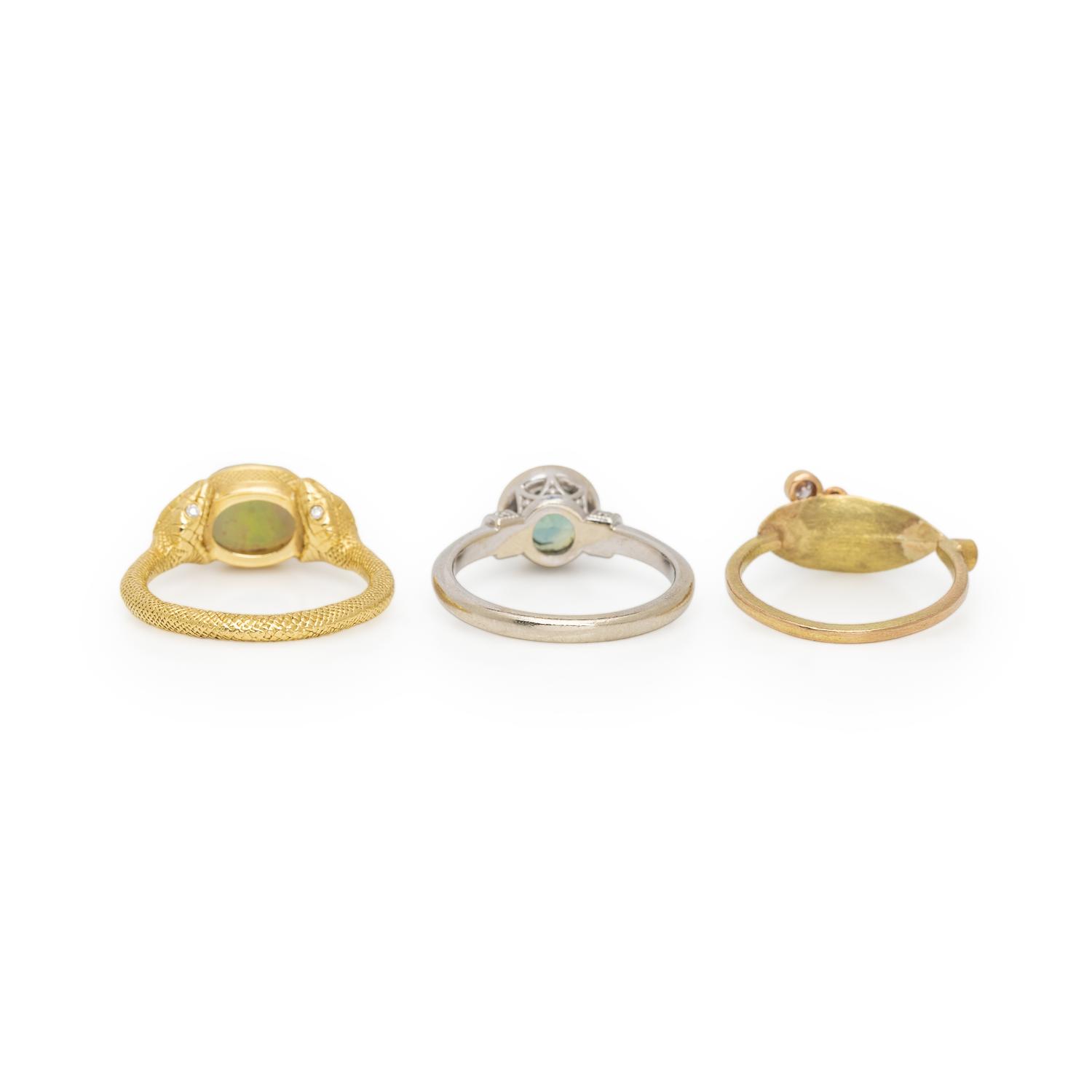 COLLECTION OF MULTIGEM RINGS