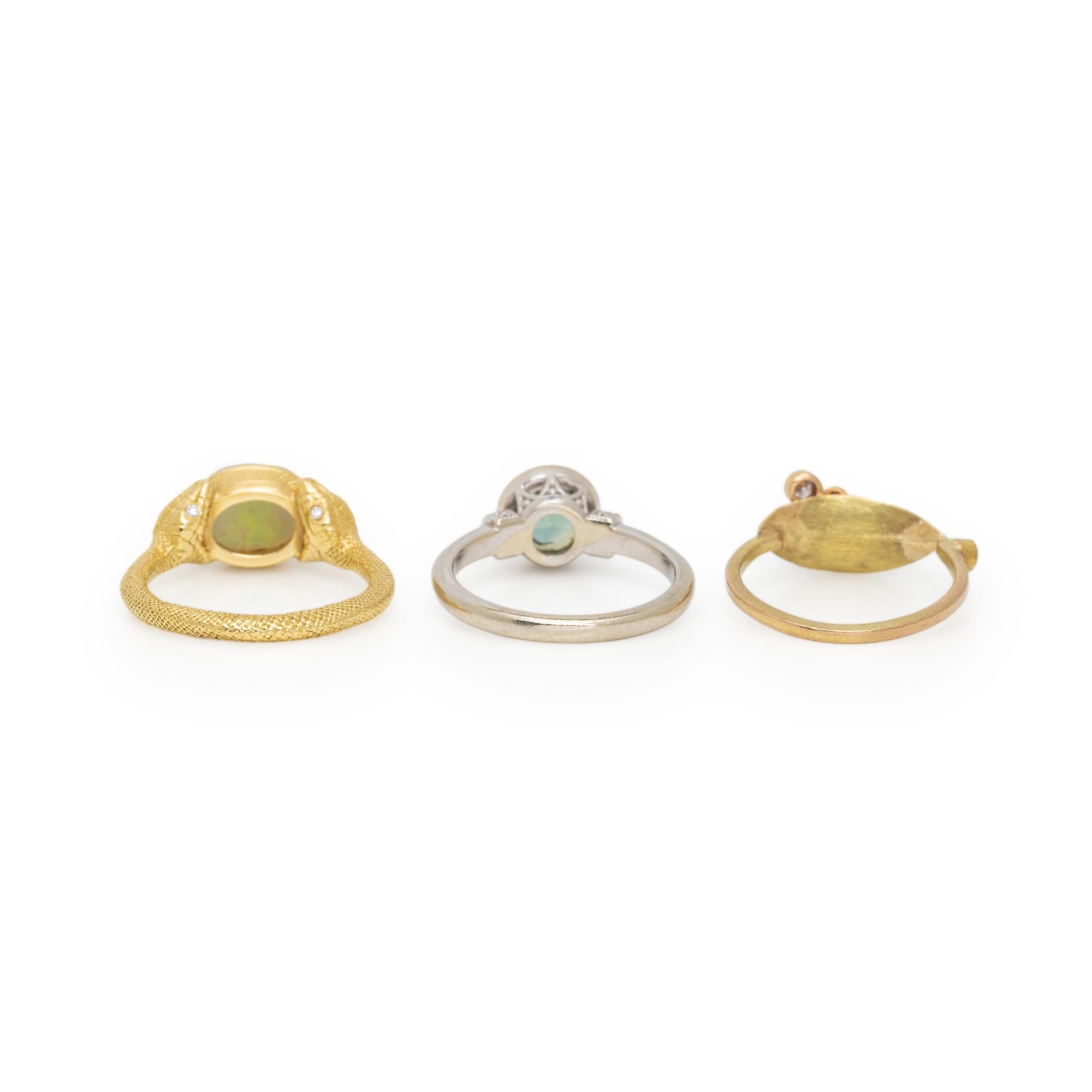 COLLECTION OF MULTIGEM RINGS