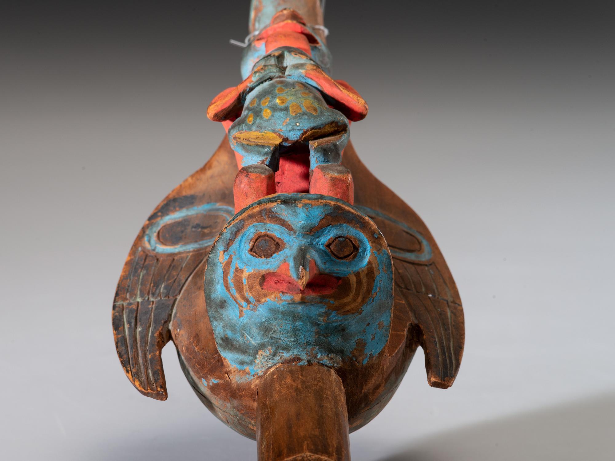 Northwest Coast Raven Rattle