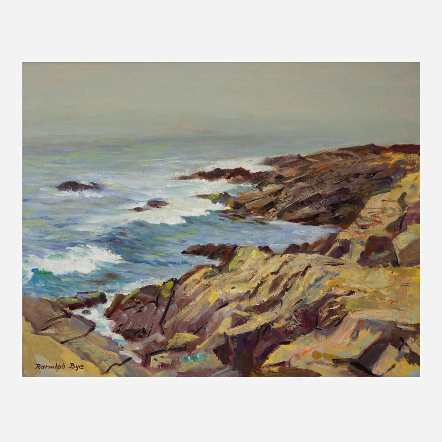 Ranulph Bye (American, 1916-2003) Marshall Point Surf