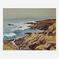Ranulph Bye (American, 1916-2003) Marshall Point Surf