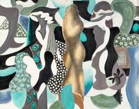 Woman in Abstract Forms, c. 1960's