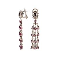 RUBY AND DIAMOND CONVERTIBLE EARRINGS