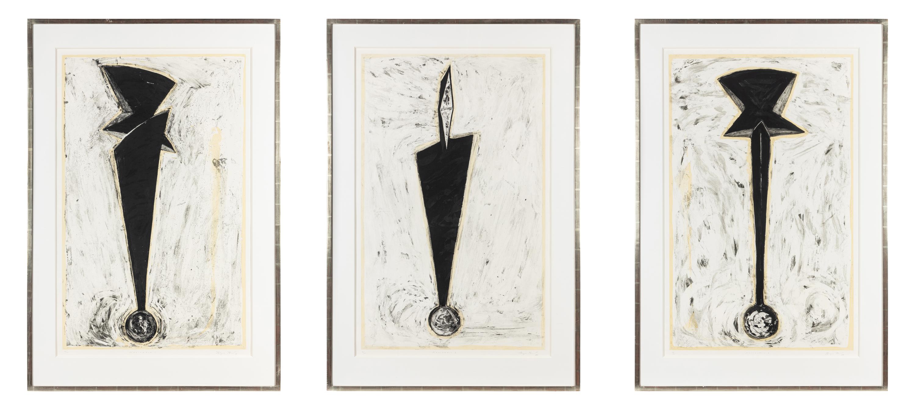 Navigator I, Navigator II, and Navigator III (a group of three works), 1988