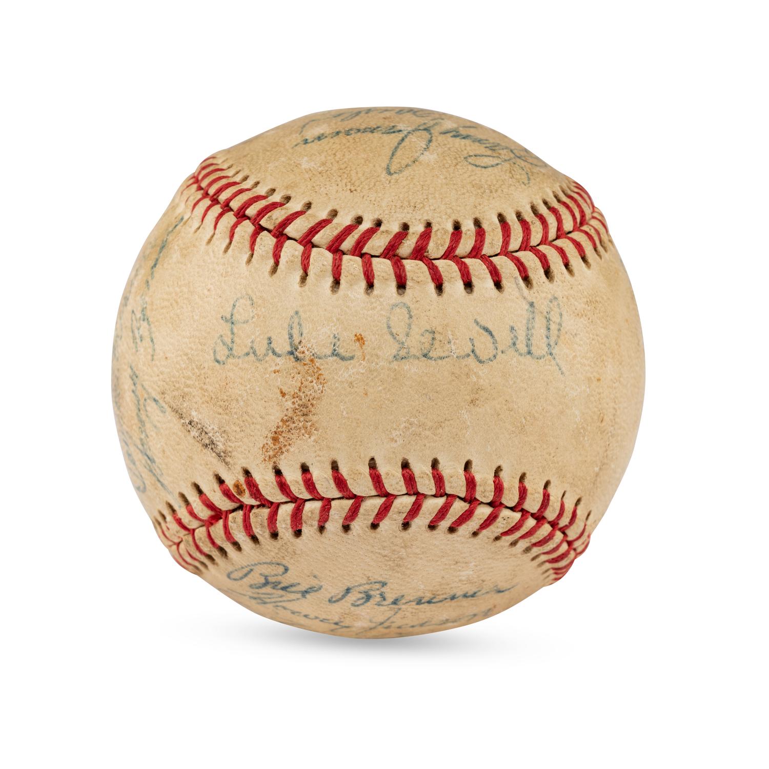 A 1956 Seattle Rainers Team Signed Autograph Baseball