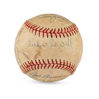 A 1956 Seattle Rainers Team Signed Autograph Baseball