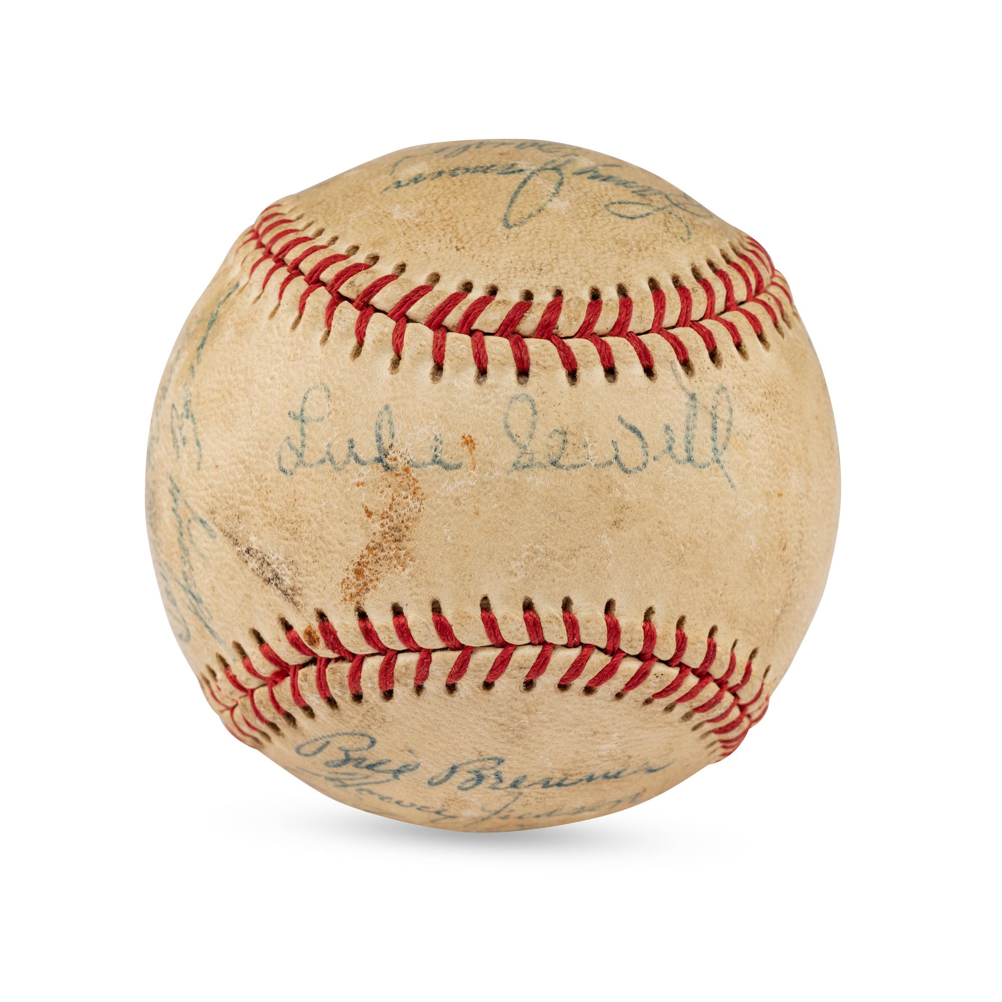 A 1956 Seattle Rainers Team Signed Autograph Baseball