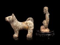Two Chinese Pottery Figures