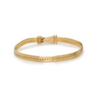 YELLOW GOLD AND DIAMOND BRACELET
