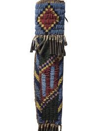 Blackfeet Beaded Knife Case, with Knife