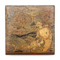 Two Japanese Maki-e Lacquered Boxes and Covers