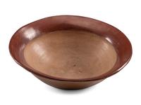 Ohkay Owingeh Redware Pottery Bowl