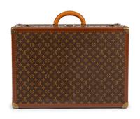 Louis Vuitton Alzer 70 Hard Side Suitcase in Monogram Canvas, Mid 20th Century