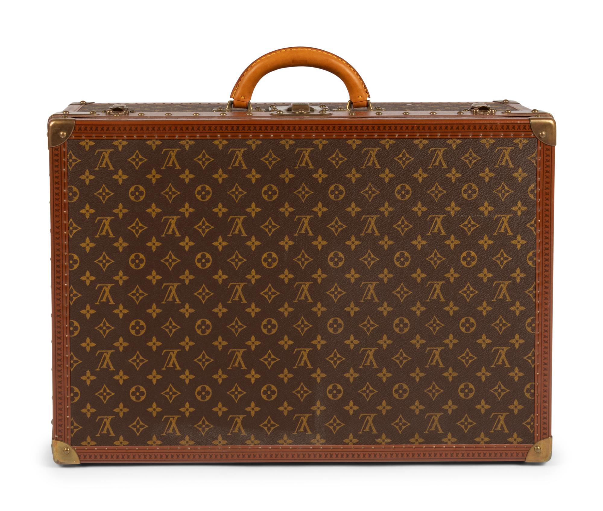 Louis Vuitton Alzer 70 Hard Side Suitcase in Monogram Canvas, Mid 20th Century