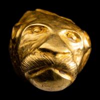 An Achaemenid Hollow Gold Head of Lion