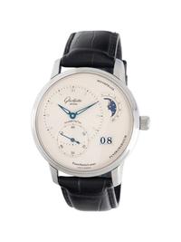 GLASHÜTTE ORIGINAL, STAINLESS STEEL 'PANOMATICLUNAR' WATCH