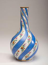 A Turkish Iznik Bottle Vase in the French Taste