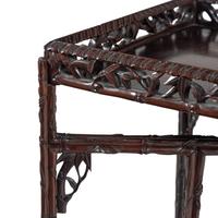 A Chinese Rosewood Tray Table