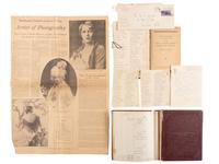 JOHNSTON, Alfred Cheney (1885-1971). Large photographic archive of glass negatives and prints. Ca 1910s-1920s.