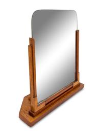 An Art Deco Satinwood Table Mirror