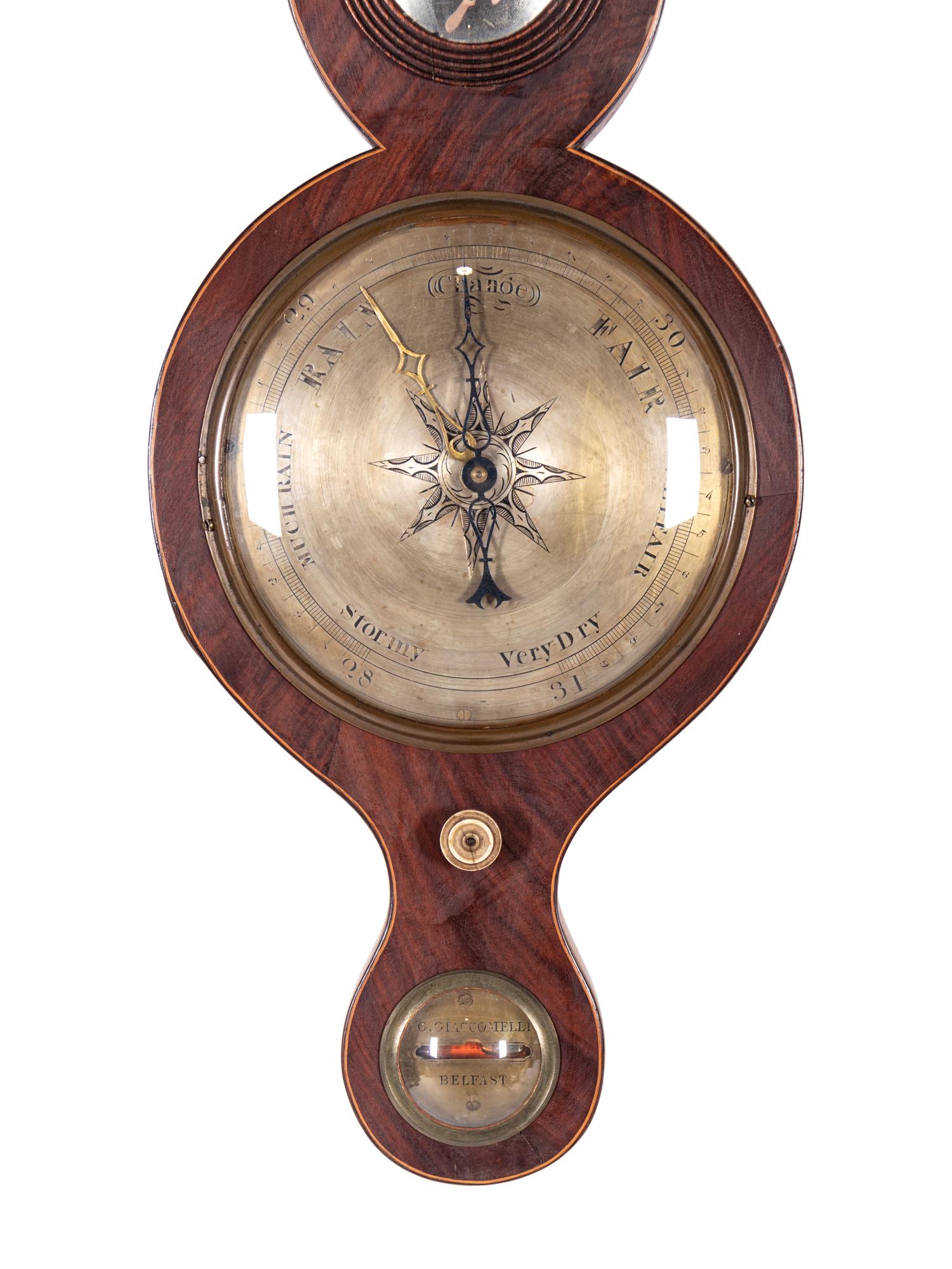 An Irish Regency Wheel Barometer