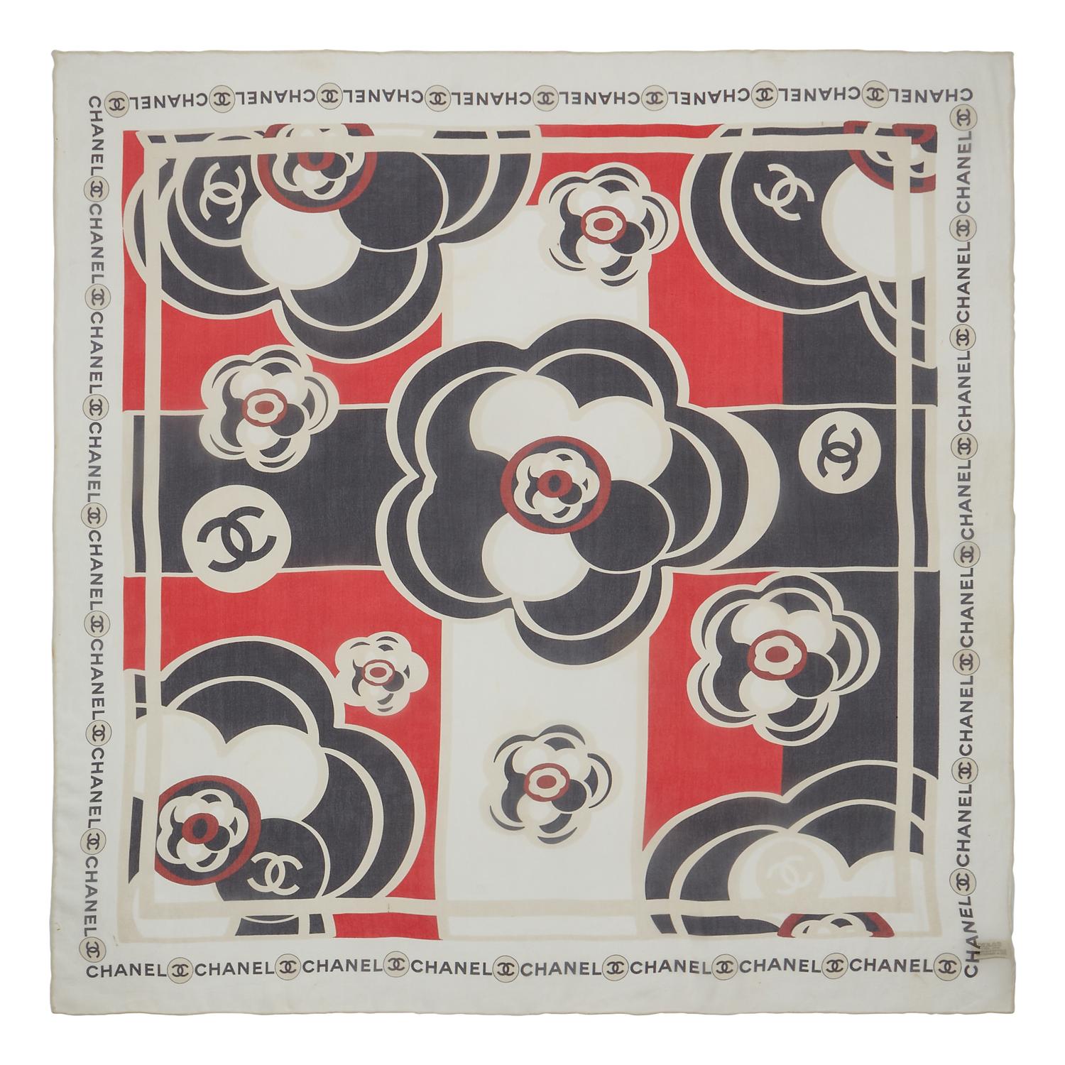 Two Chanel Scarves