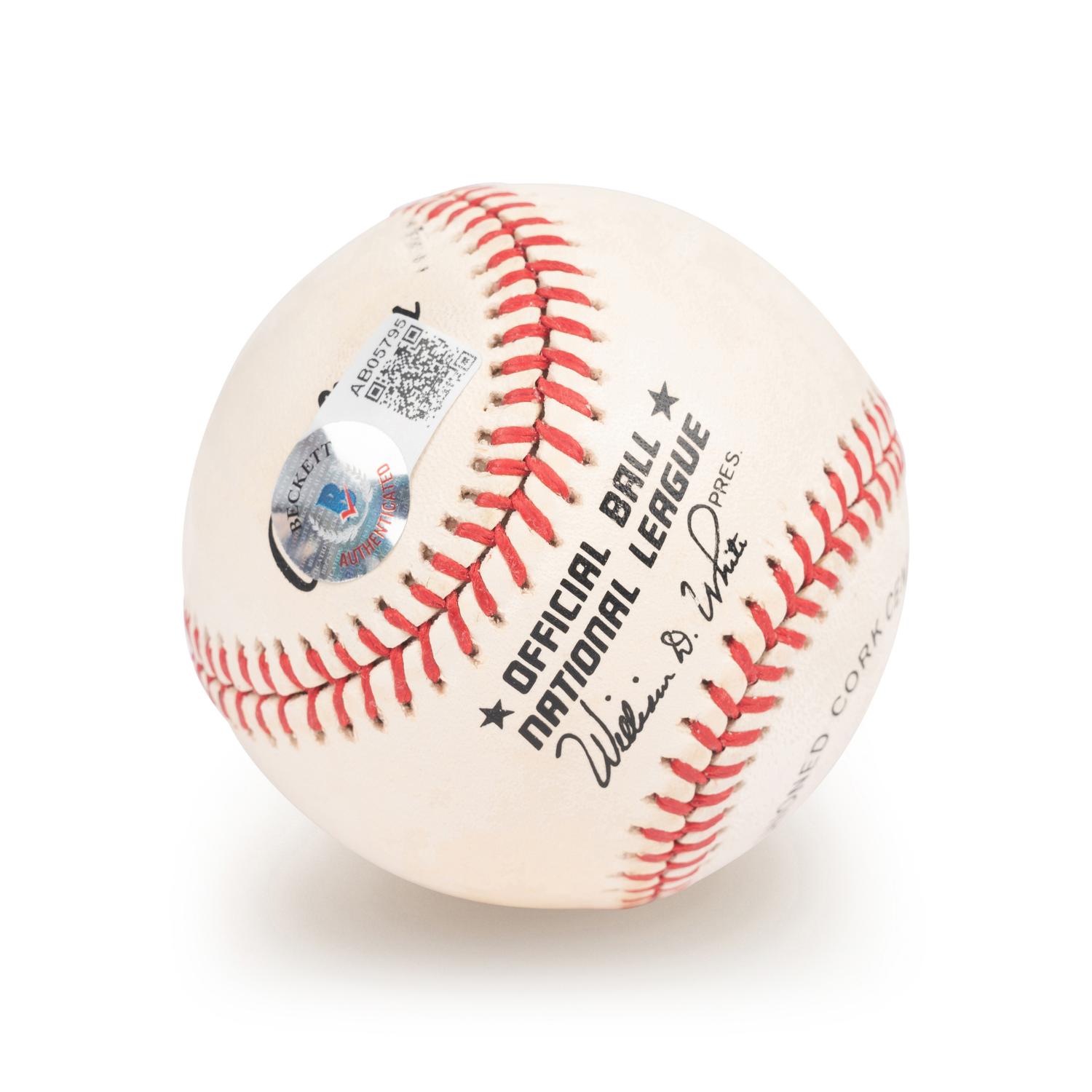 A Sandy Koufax Signed Autograph Baseball (Beckett Authentication Services Letter BAS Certified)