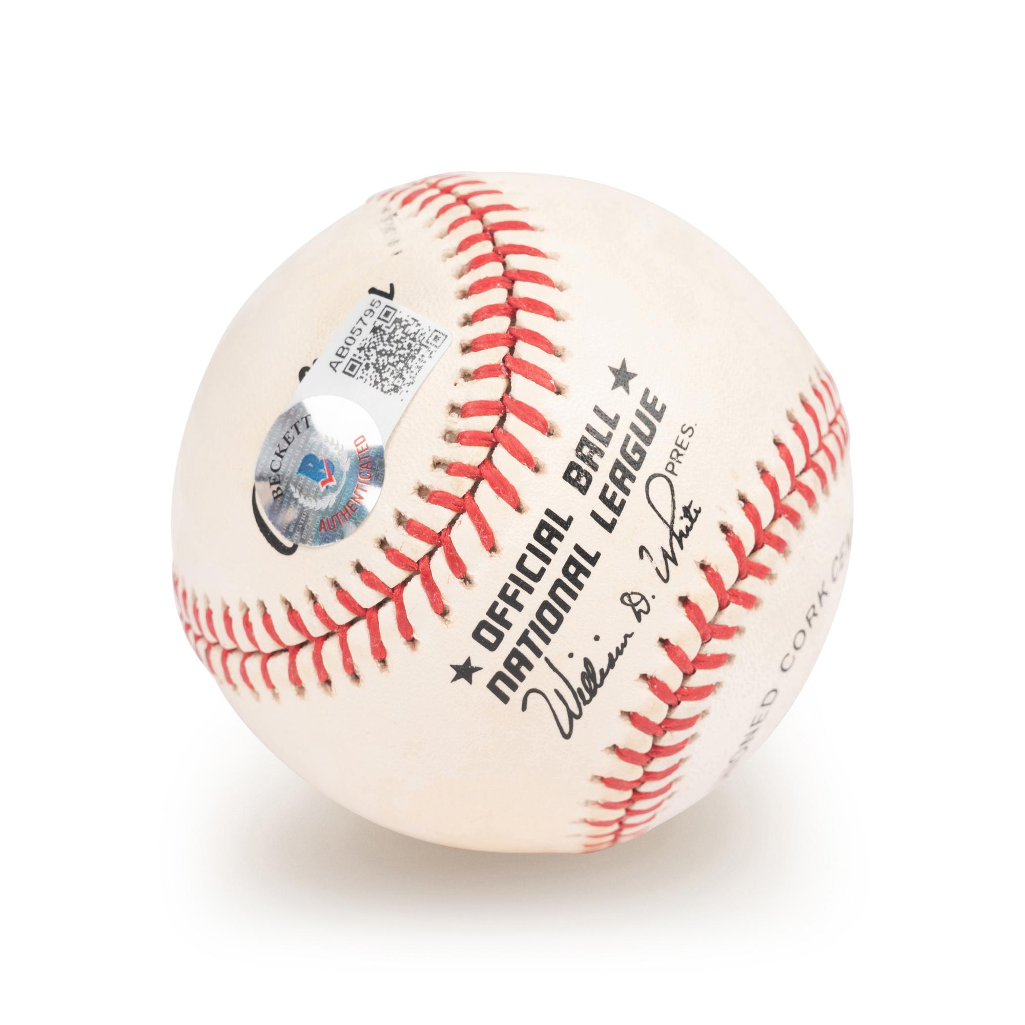 A Sandy Koufax Signed Autograph Baseball (Beckett Authentication Services Letter BAS Certified)