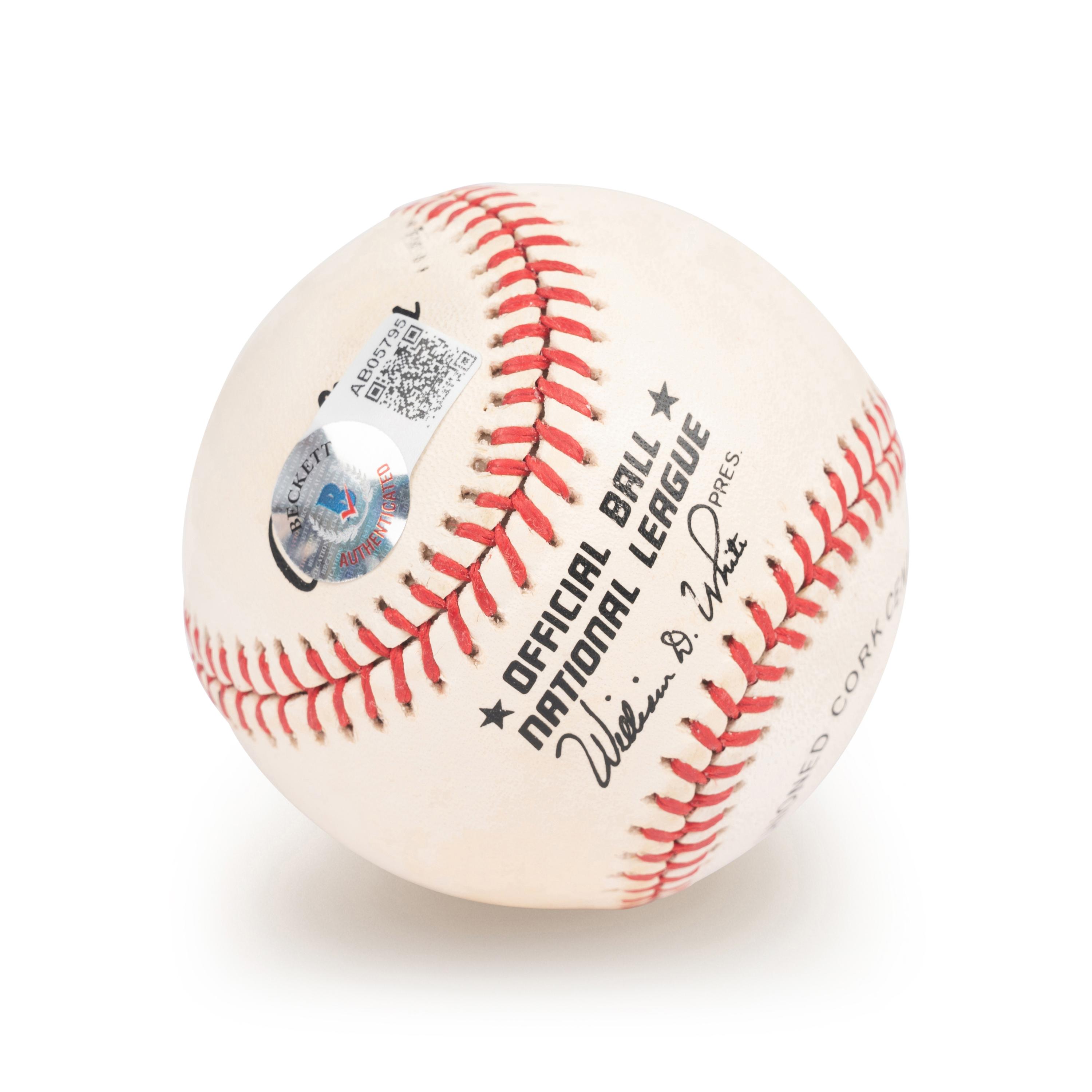 A Sandy Koufax Signed Autograph Baseball (Beckett Authentication Services Letter BAS Certified)